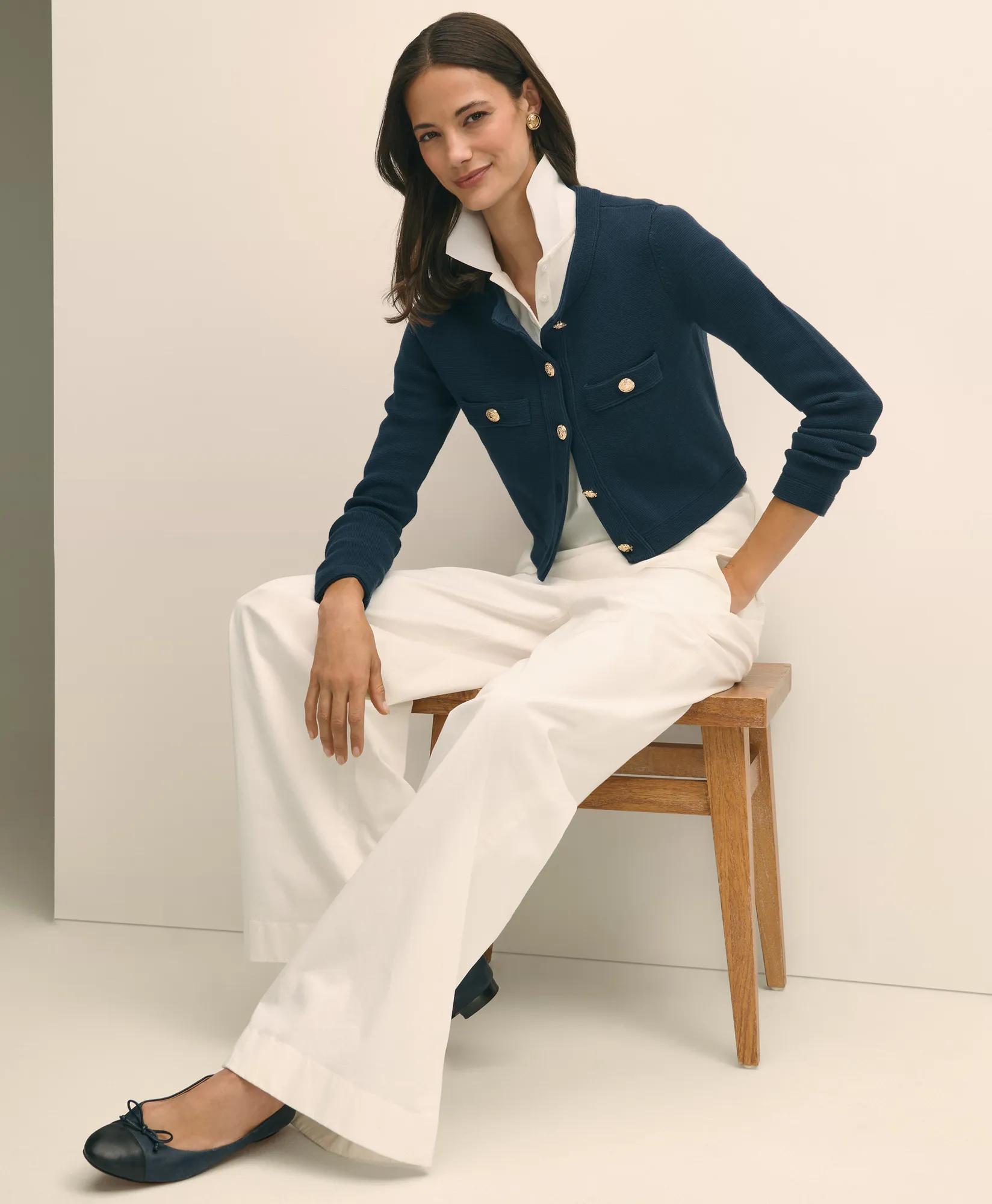 Sweater Jacket in Supima Cotton