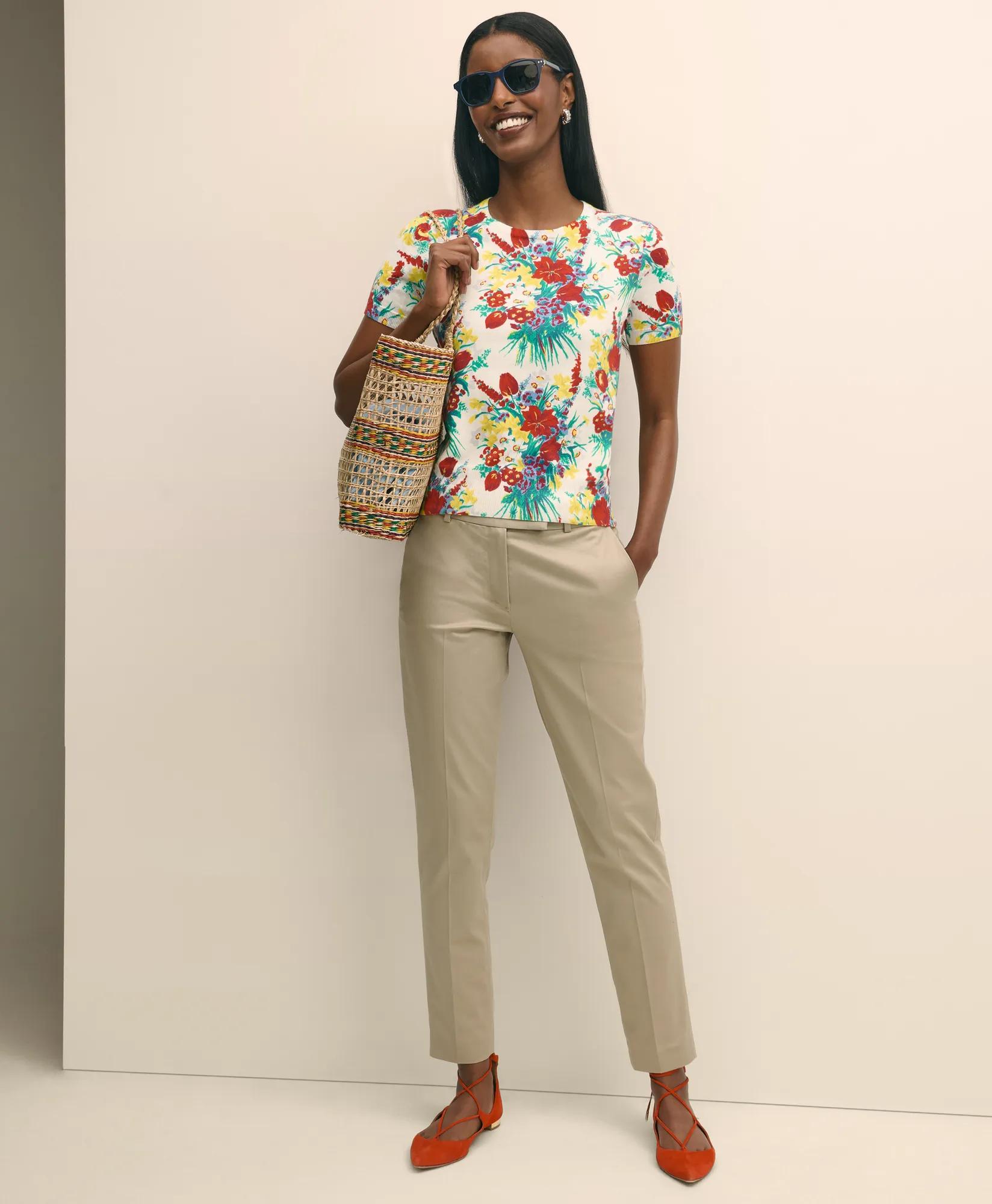 Floral Short Sleeve Tops | Brooks Brothers