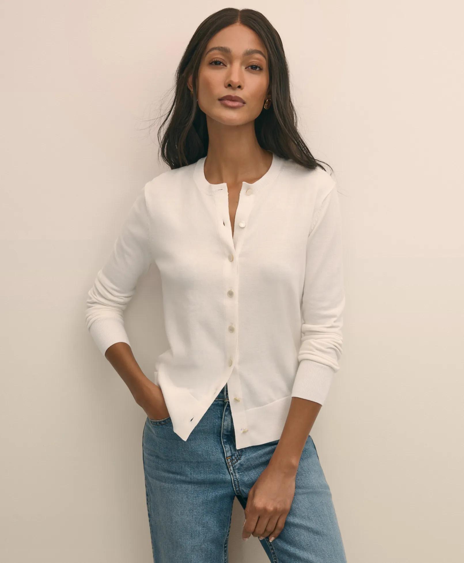 Supima Cotton Cardigan Sweater