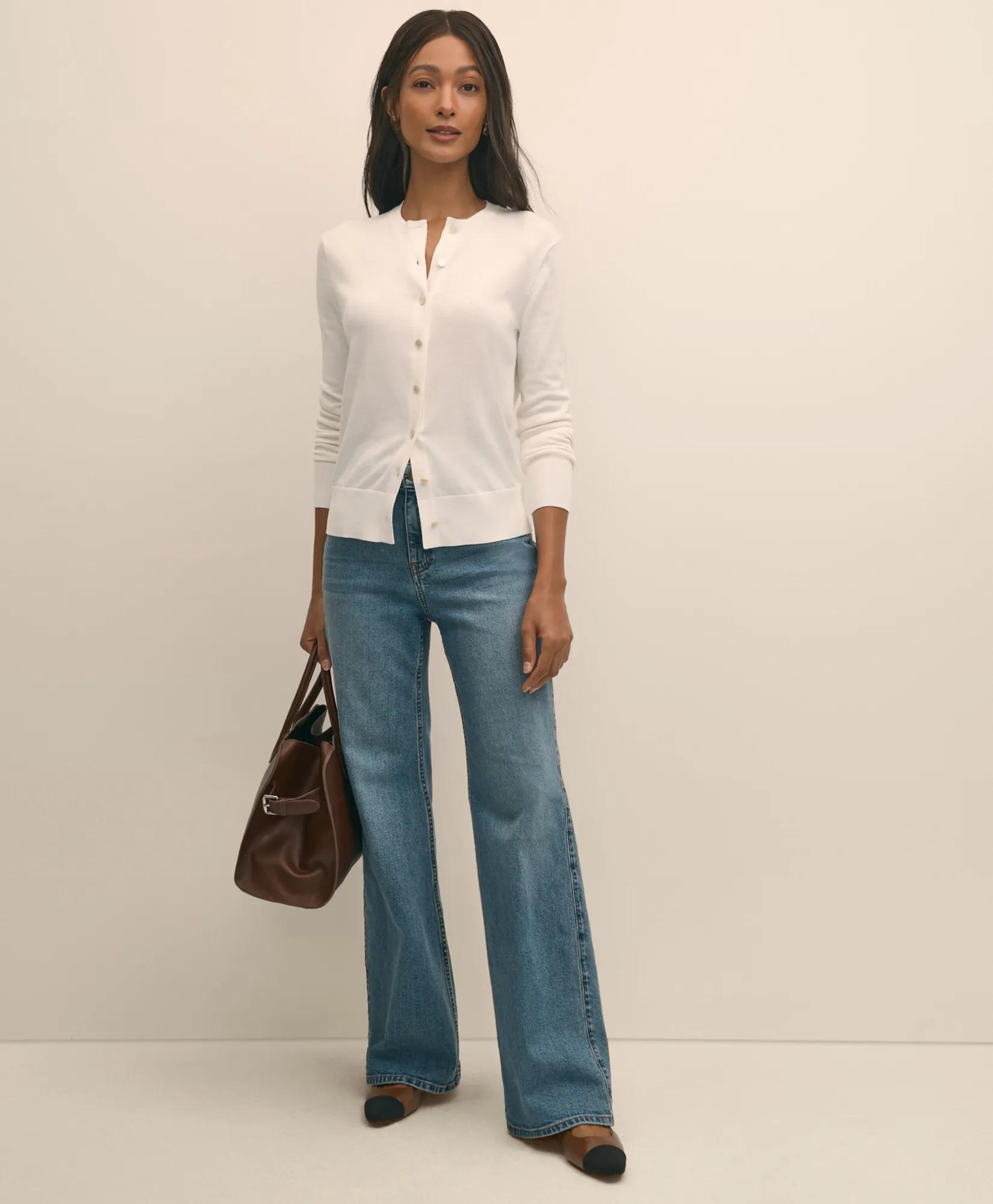 Supima Cotton Cardigan Sweater