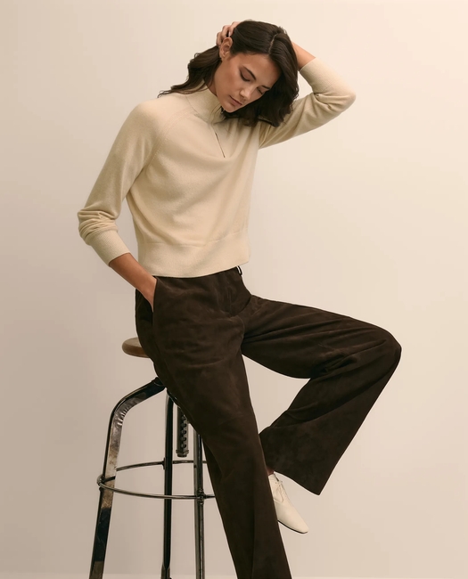 Cashmere Quarter-Zip Sweater