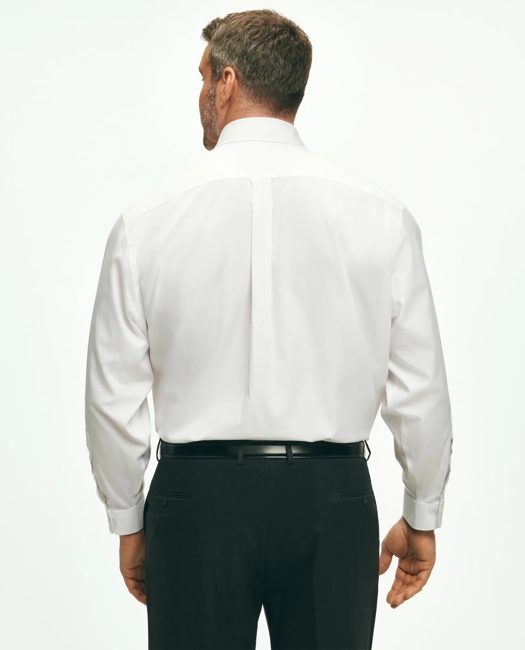 Big & Tall Stretch Dress Shirt, Non-Iron Pinpoint Button-Down Collar