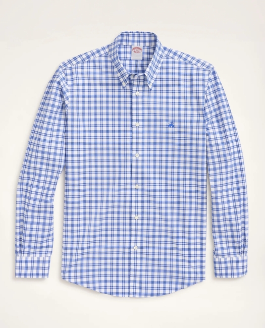 Stretch Big & Tall Sport Shirt, Non-Iron Check
