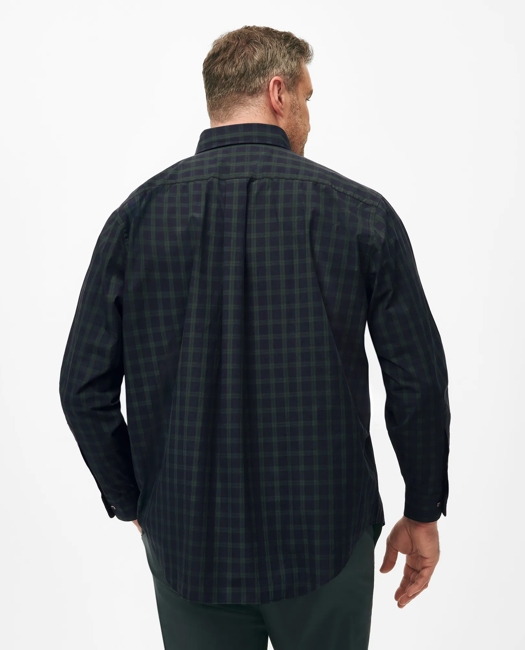 Big & Tall Friday Shirt, Poplin Black Watch