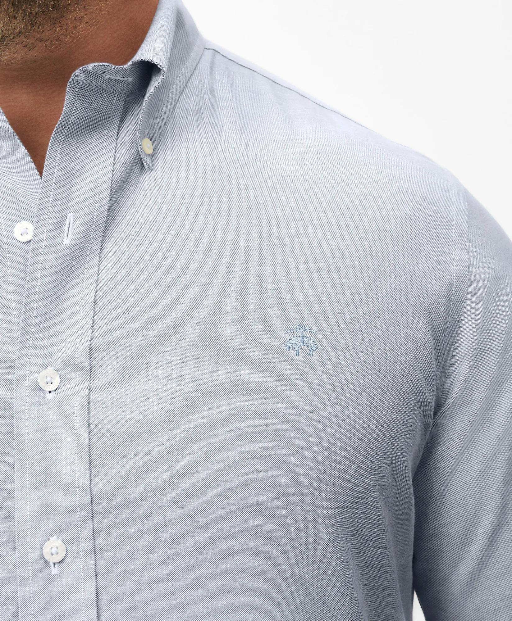 Big & Tall Stretch Cotton Non-Iron Oxford Polo Button Down Collar, Shirt