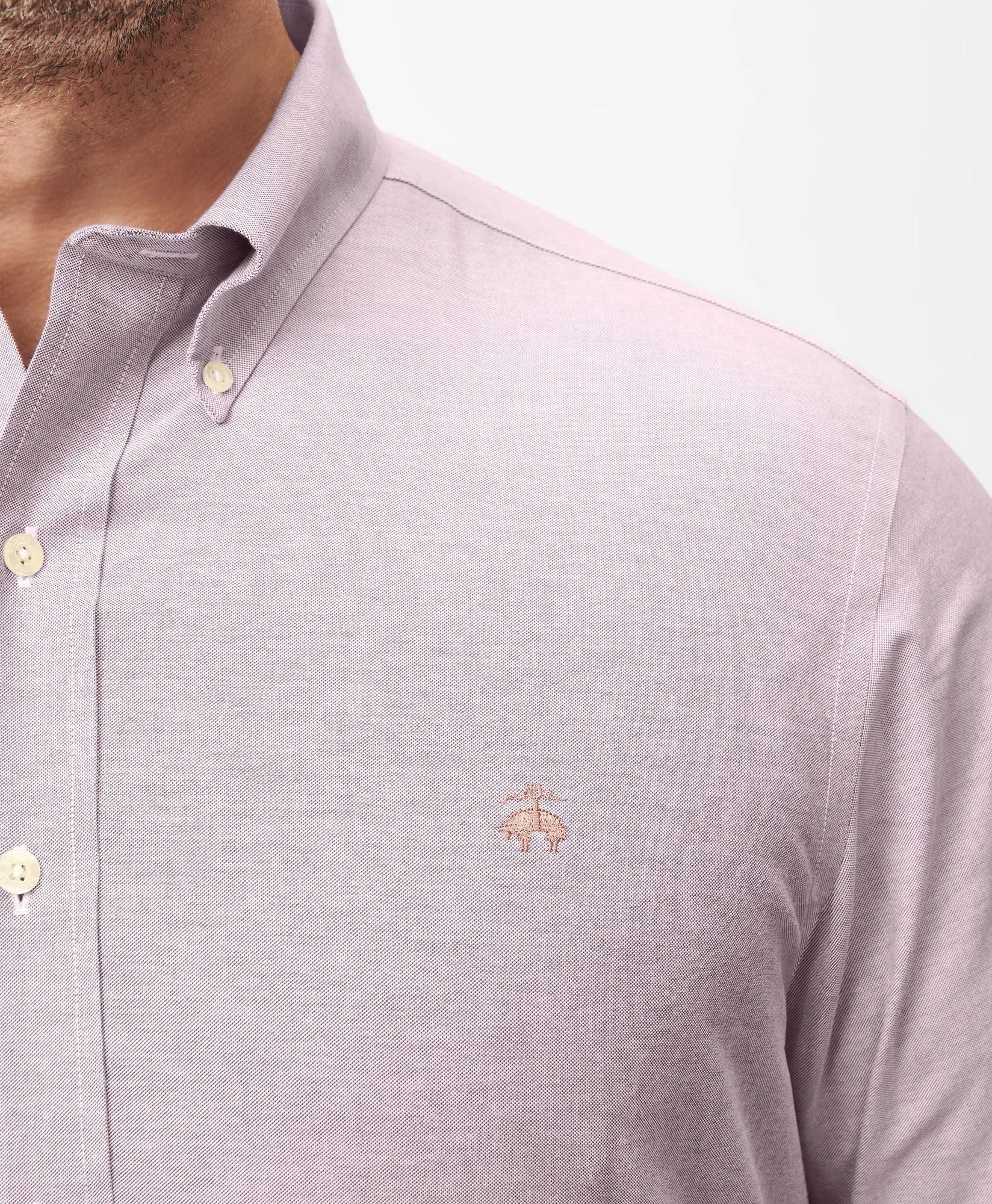 Big & Tall Stretch Cotton Non-Iron Oxford Polo Button Down Collar, Shirt