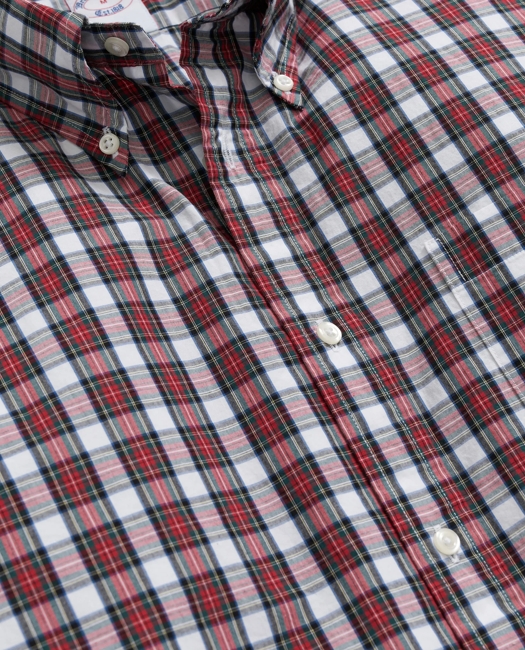 Big & Tall Friday Shirt, Poplin Tartan