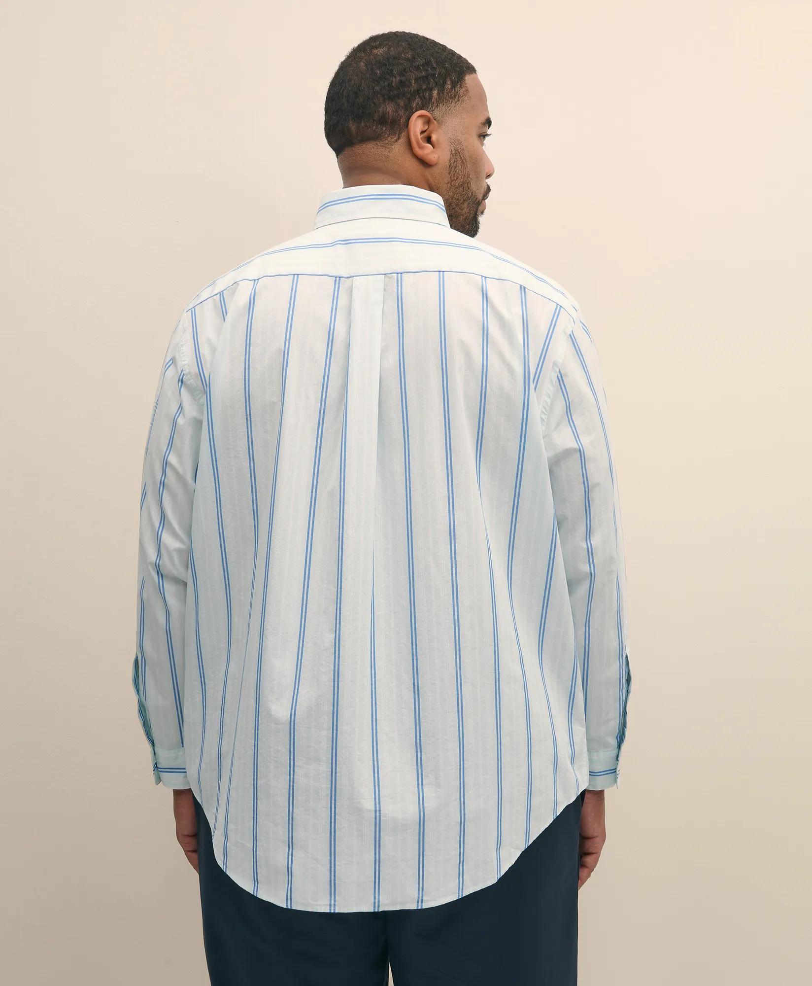 Big & Tall Friday Shirt, Poplin Striped