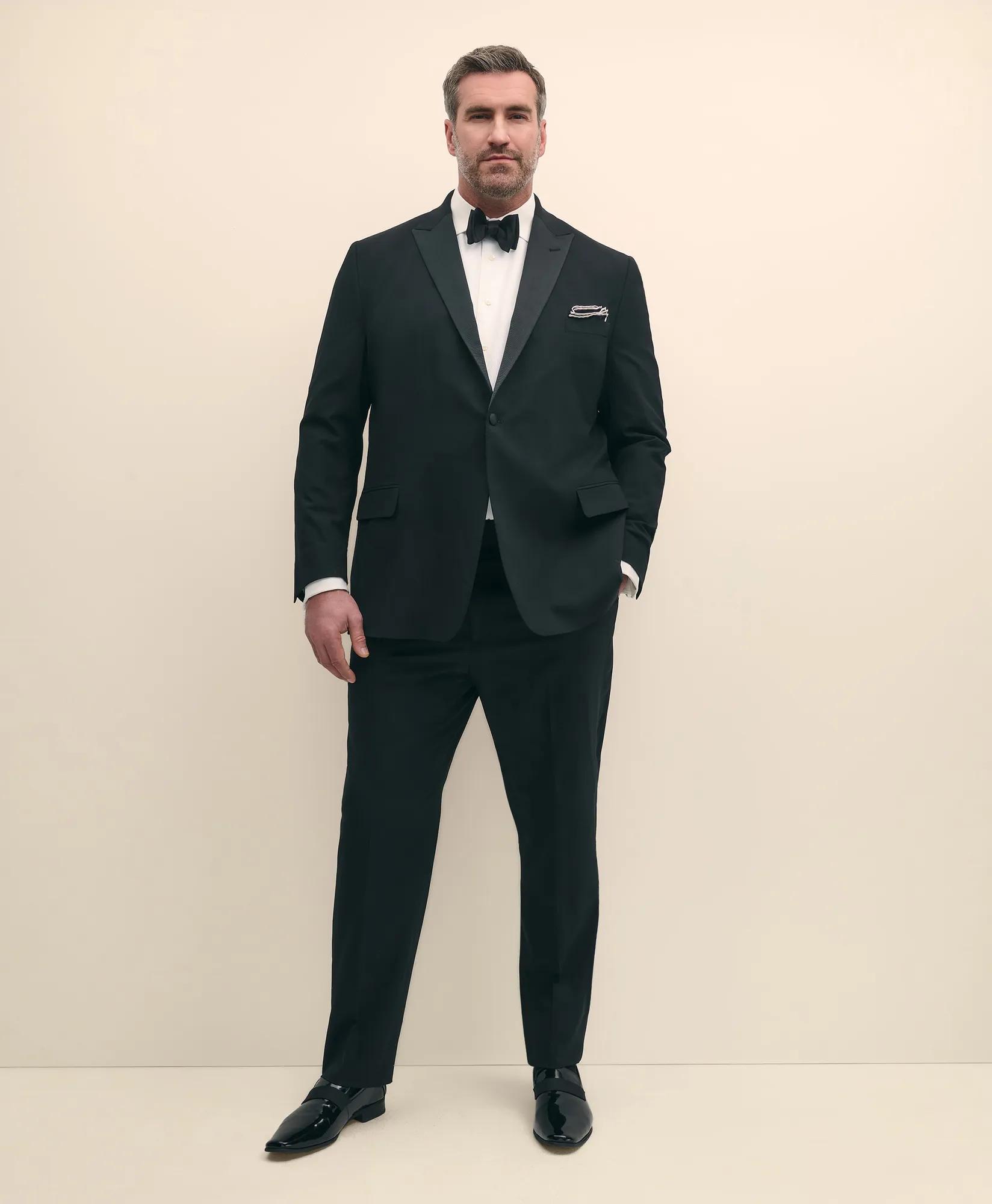 Big & Tall Explorer Collection Wool Tuxedo Jacket