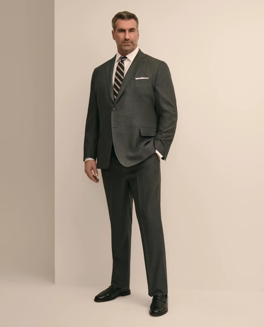 Explorer Collection Big & Tall Stretch Wool Blend Birdseye Suit Pants