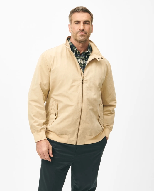 Big & Tall Bomber Jacket in Cotton Blend
