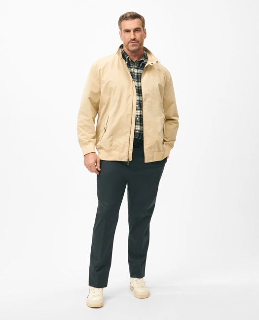 Big & Tall Bomber Jacket in Cotton Blend