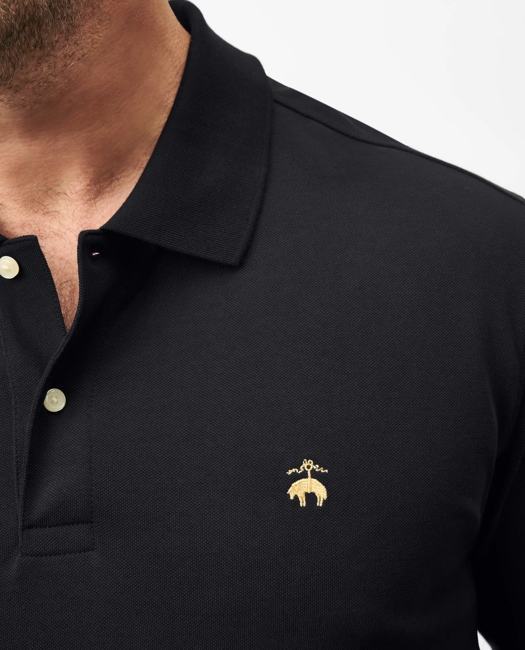 Golden Fleece Big & Tall Stretch Supima Long-Sleeve Polo Shirt
