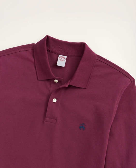 Golden Fleece Big & Tall Stretch Supima Long-Sleeve Polo Shirt
