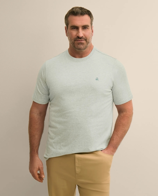 Big & Tall Supima Cotton T-Shirt - Grey Heather