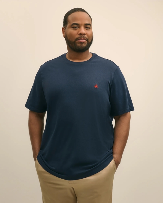 Big & Tall Supima Cotton T-Shirt - Navy