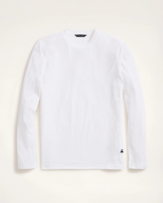 Big & Tall Supima Cotton Long-Sleeve Logo T-Shirt