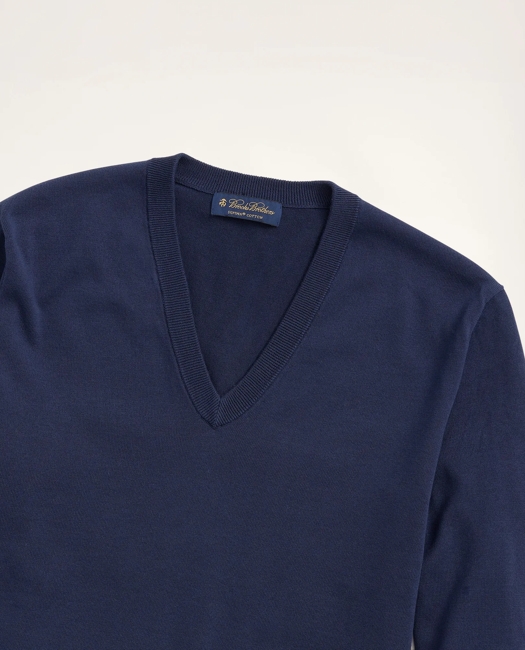 Big & Tall Supima Cotton V-Neck Sweater