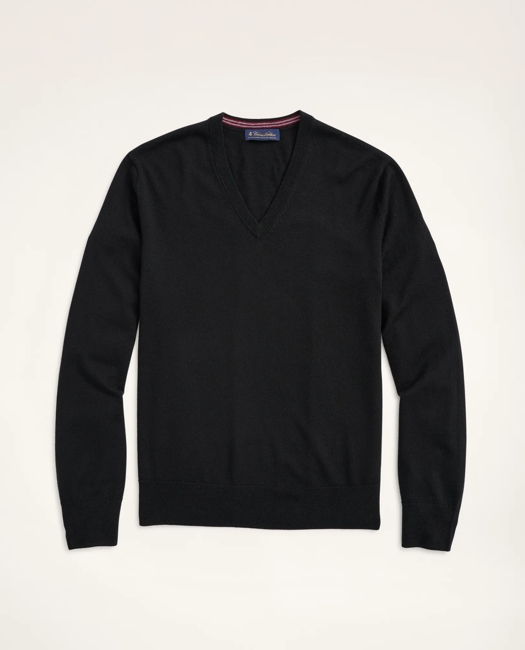 Big & Tall Merino Wool V-Neck Sweater
