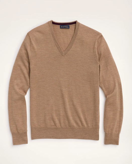 Big & Tall Merino Wool V-Neck Sweater