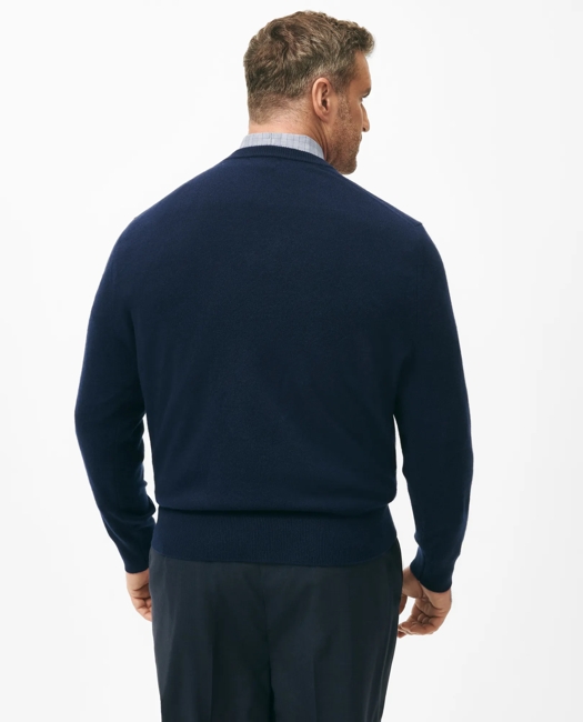 Big & Tall 3-Ply Cashmere V-Neck Sweater