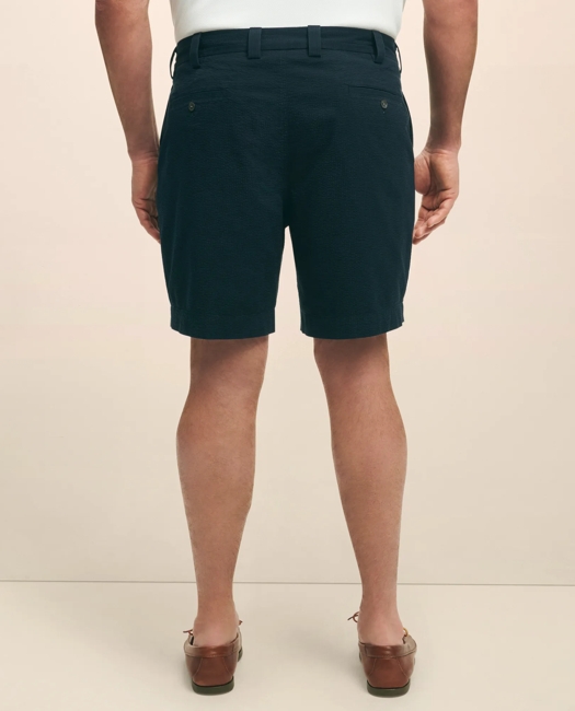 Big & Tall Cotton Seersucker Shorts