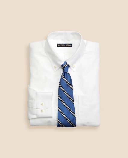 Boys Non-Iron Supima® Oxford Polo Button-Down Dress Shirt
