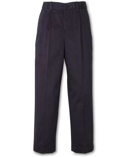 Boy's Pleat-front Non-Iron Chinos