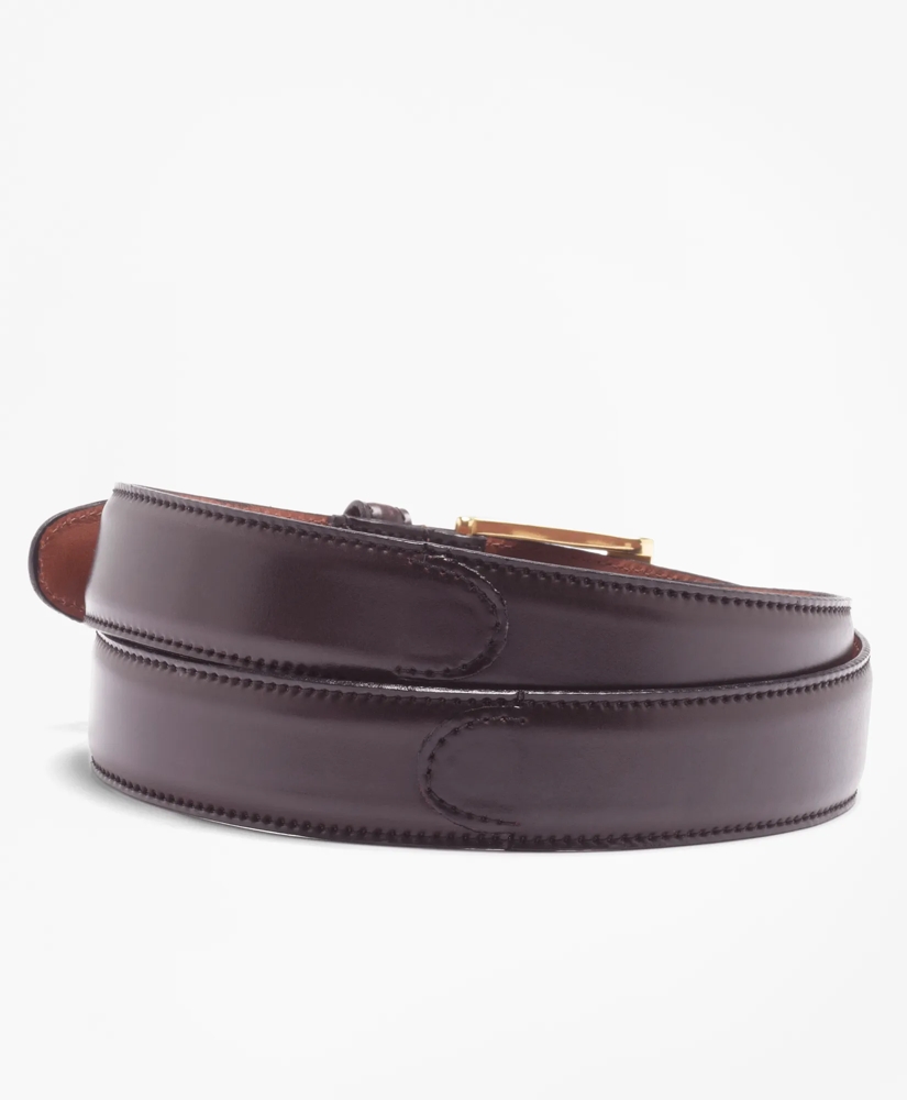 Men's Cordovan Leather Belt | Brooks Brothers Men's Cordovan Leather Belt | Brooks Brothers