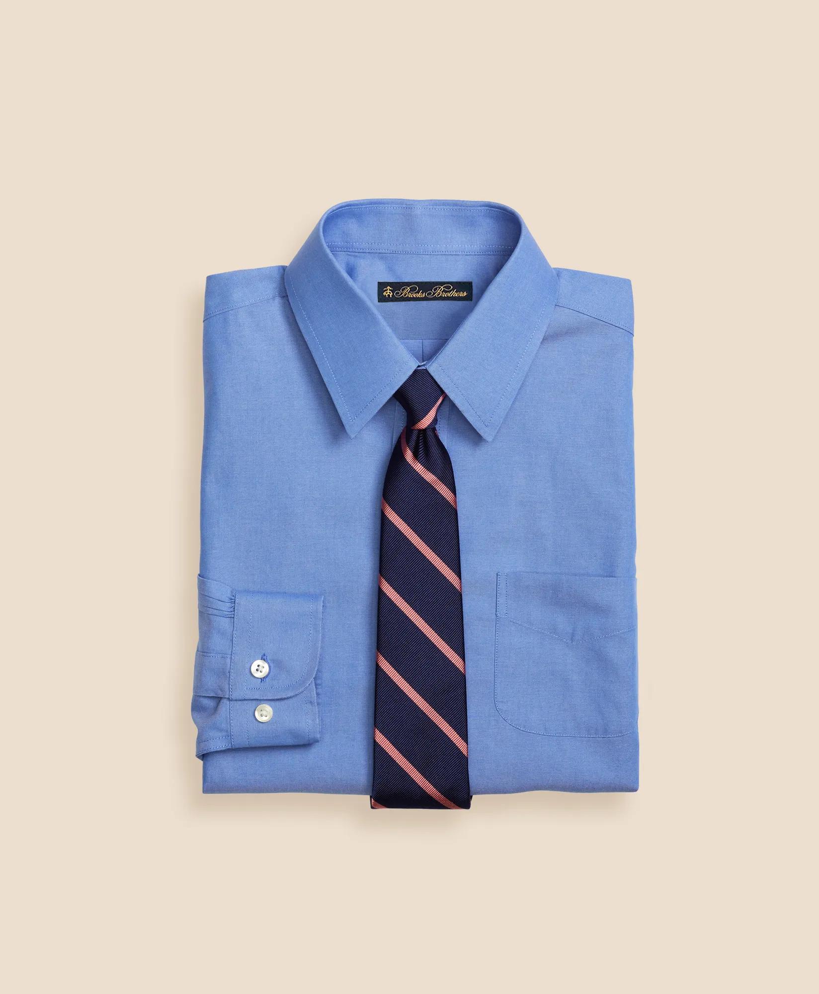 Non-Iron Supima Pinpoint Cotton Dress Shirt