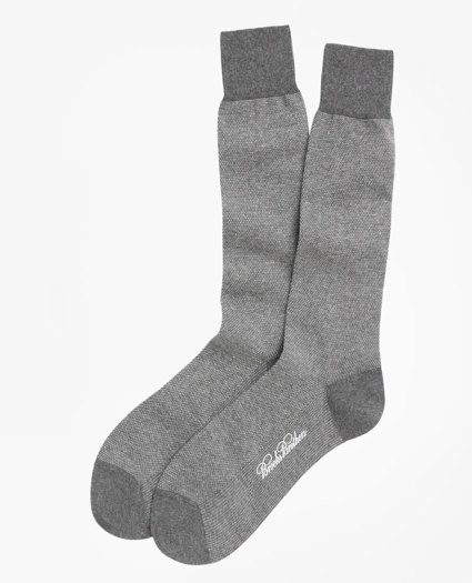 Cotton Bird's Eye Crew Socks