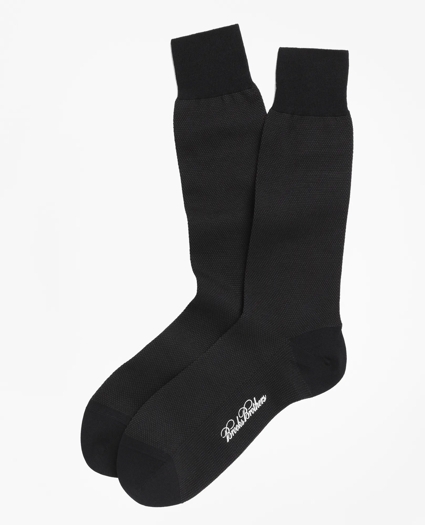 Cotton Bird's Eye Crew Socks