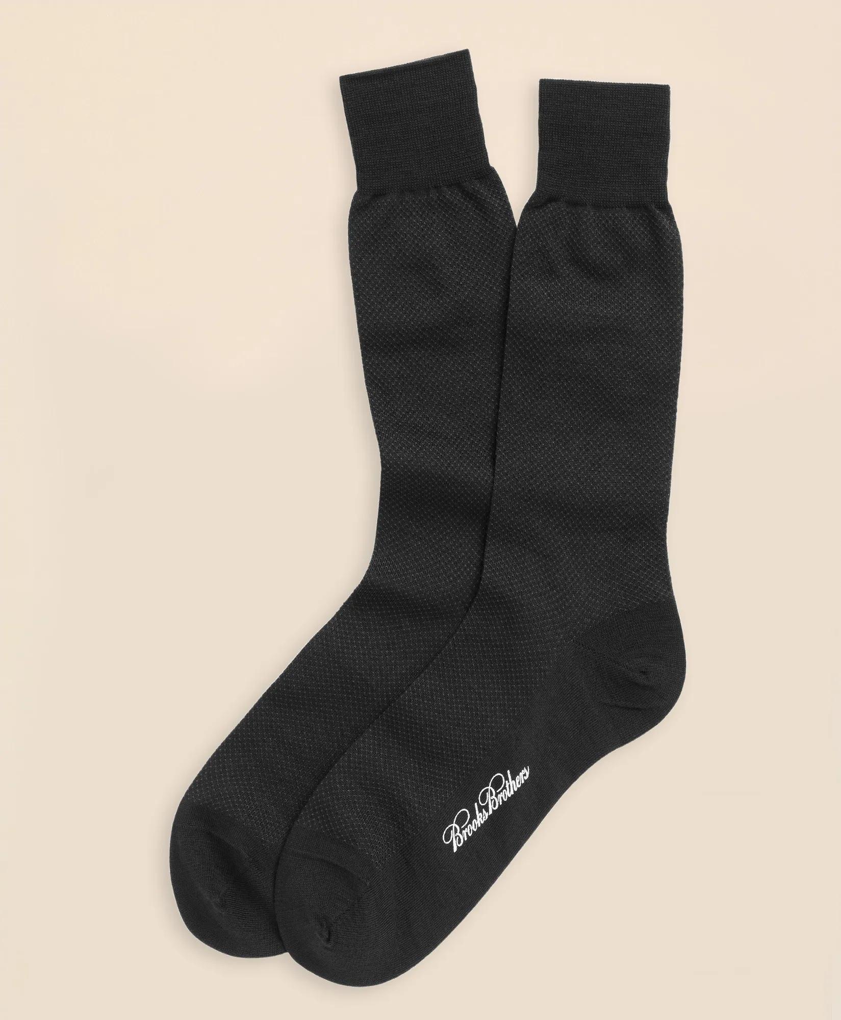 Merino Wool Mini Dot Crew Socks, image 1