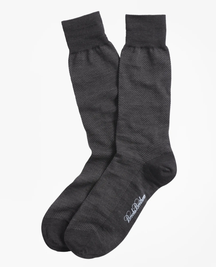 Merino Wool Mini Dot Crew Socks