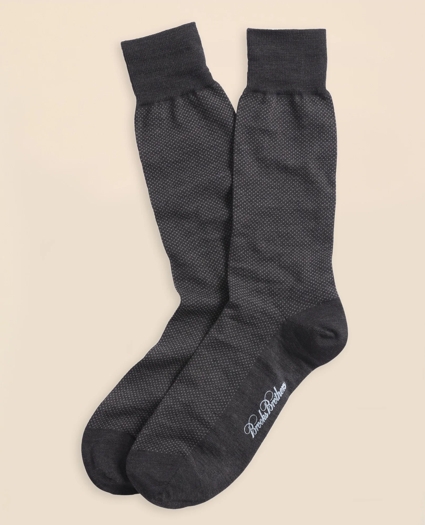 Merino Wool Mini Dot Crew Socks