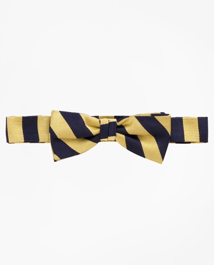 Boys Guard Striped Bow Tie, image 1