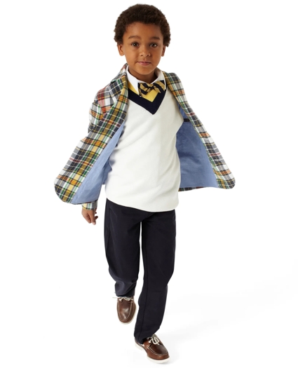 Boys Guard Striped Bow Tie, image 2