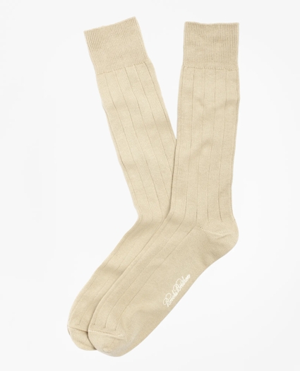 Ribbed Crew Socks