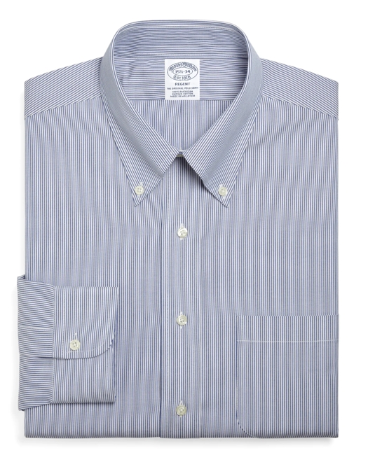 USA製 Brooks Brothers REGENT 14 1/2-31 Brooks Brothers Regent Non-Iron Long Sleeve Button Down