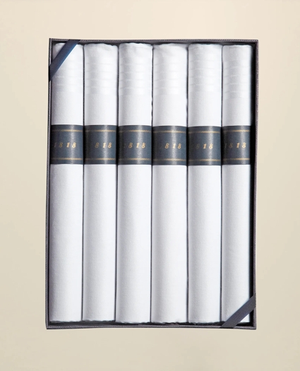 Cigar-Rolled Handkerchiefs-Set of 6, image 1