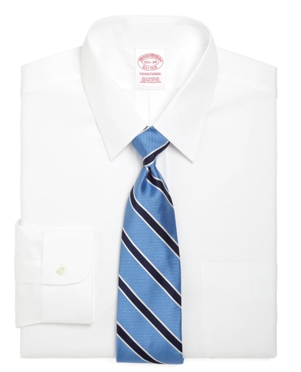 Traditional Extra-Relaxed-Fit Dress Shirt, Forward Point Collar, image 1