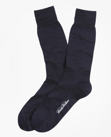 Egyptian Cotton Jersey Knit Crew Socks