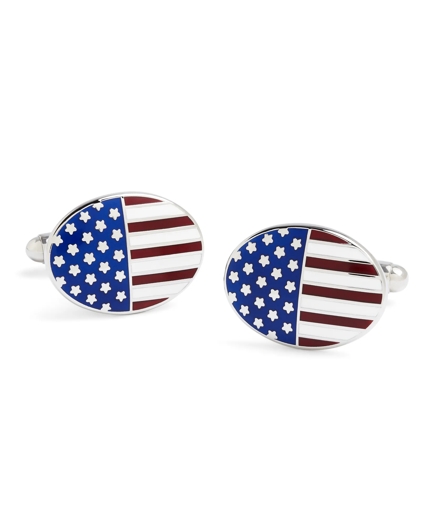 American Flag Cuff Links, image 1