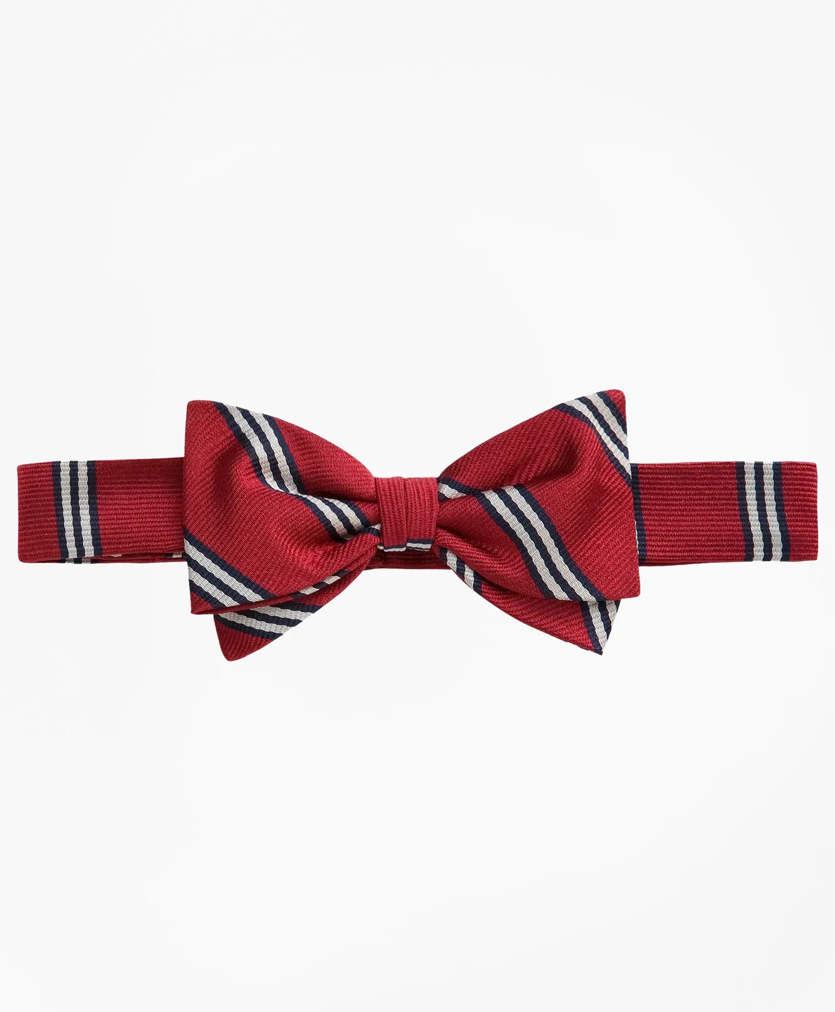 Boys BB# 1 Stripe Pre-Tied Bow Tie, image 1