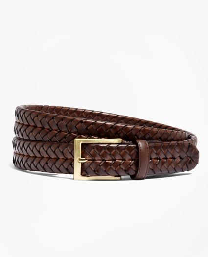Leather Braided Belt