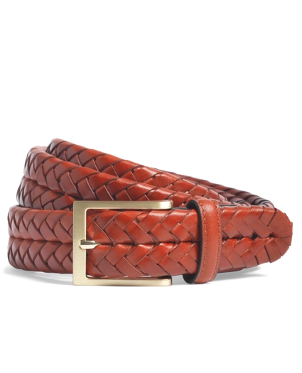Leather Braided Belt