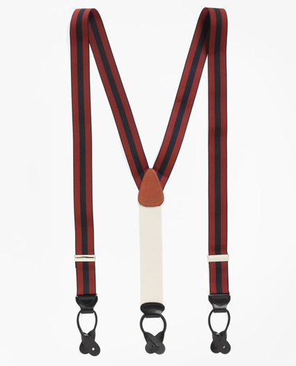Extra-Long Striped Suspenders, image 1