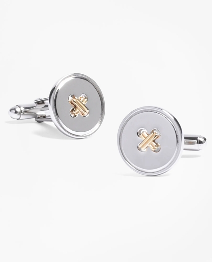 Classic Button Cuff Links
