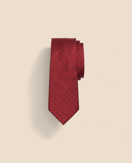 Boys Silk Dot Tie