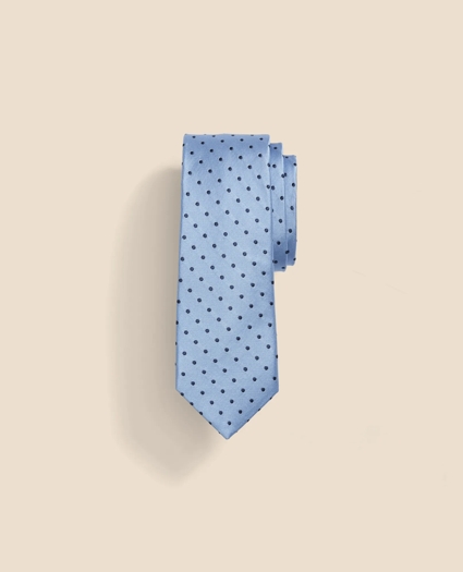 Boys Silk Dot Tie